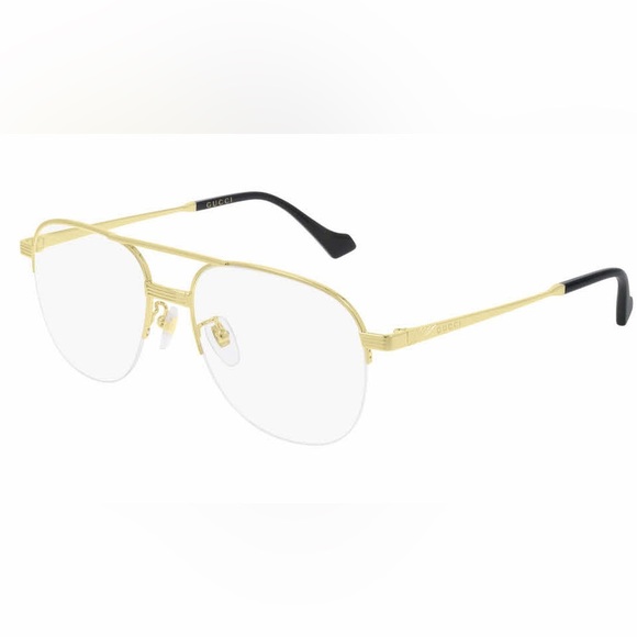 Gucci glasses pilot aviator gold - Picture 1 of 4